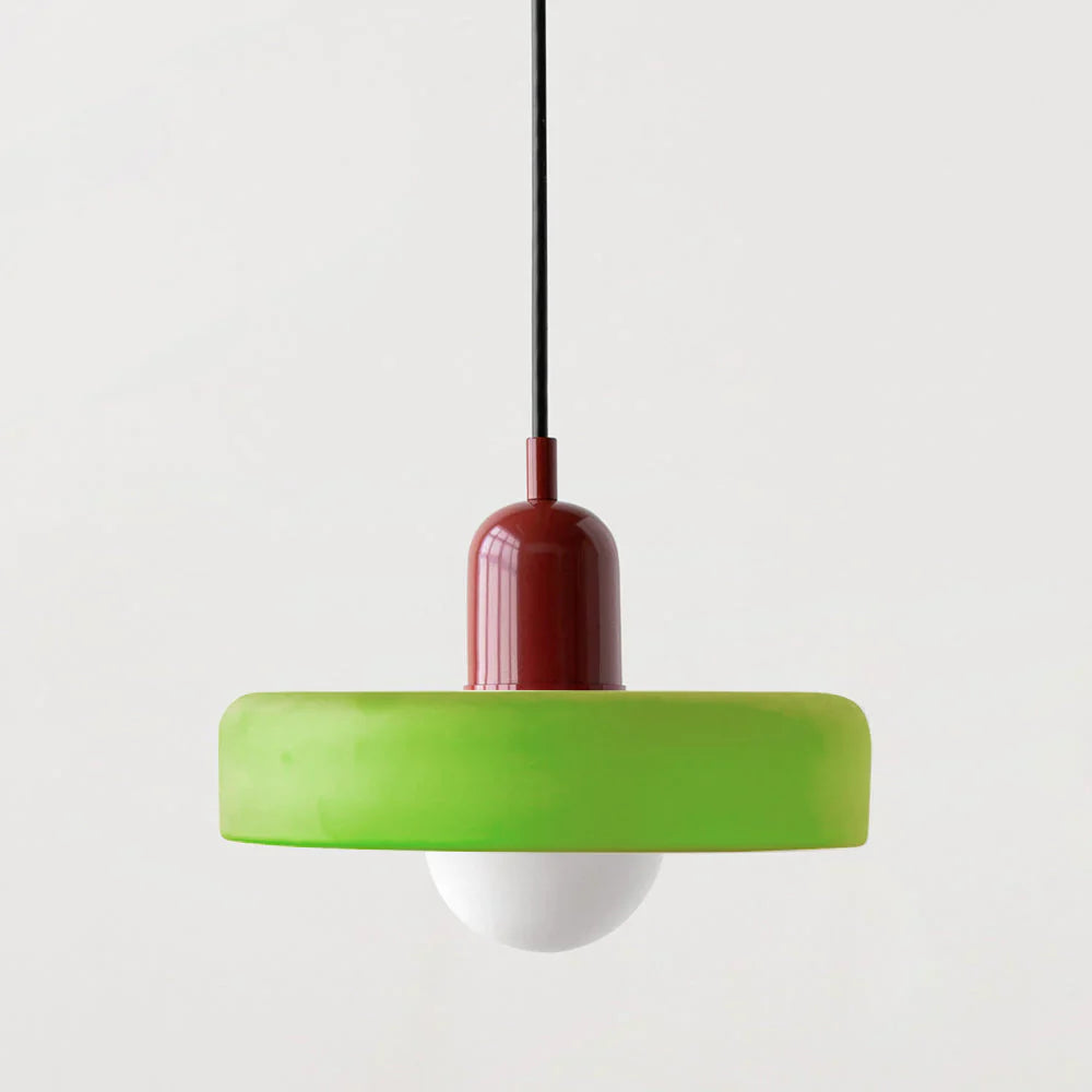 LumiModèle™ – Suspension Géométrique en Verre et LED
