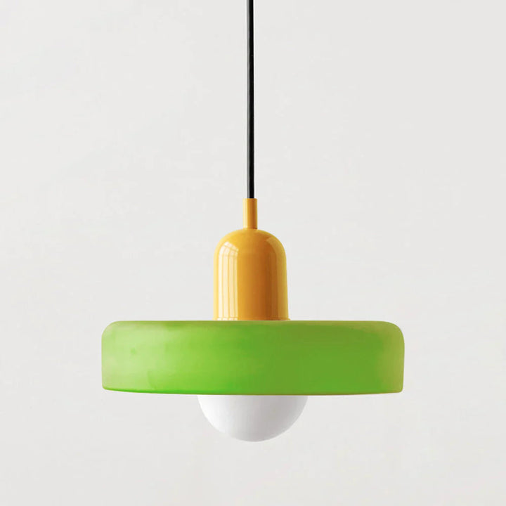 LumiModèle™ – Suspension Géométrique en Verre et LED