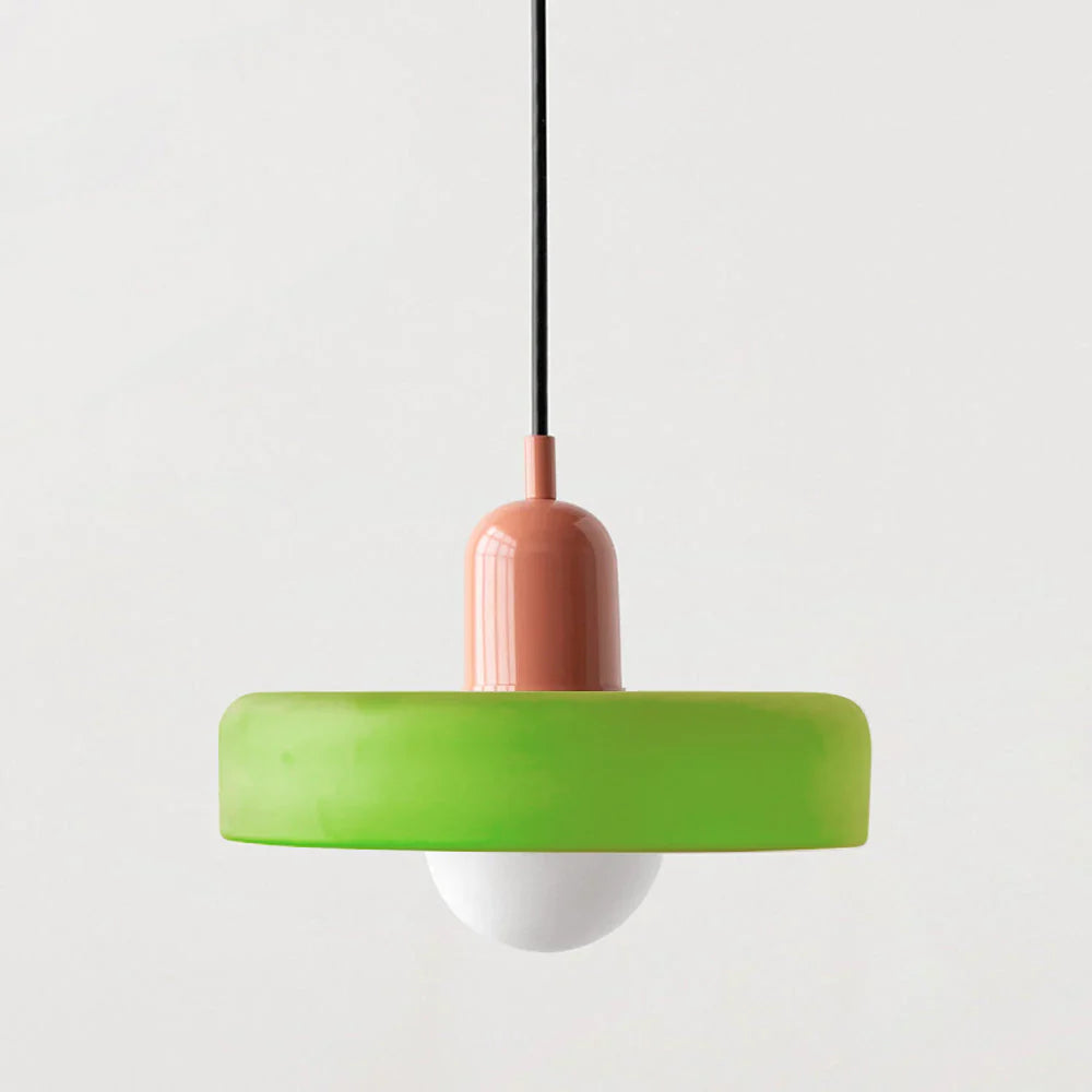LumiModèle™ – Suspension Géométrique en Verre et LED