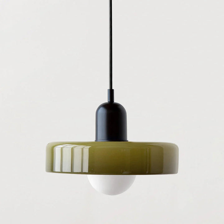 LumiModèle™ – Suspension Géométrique en Verre et LED