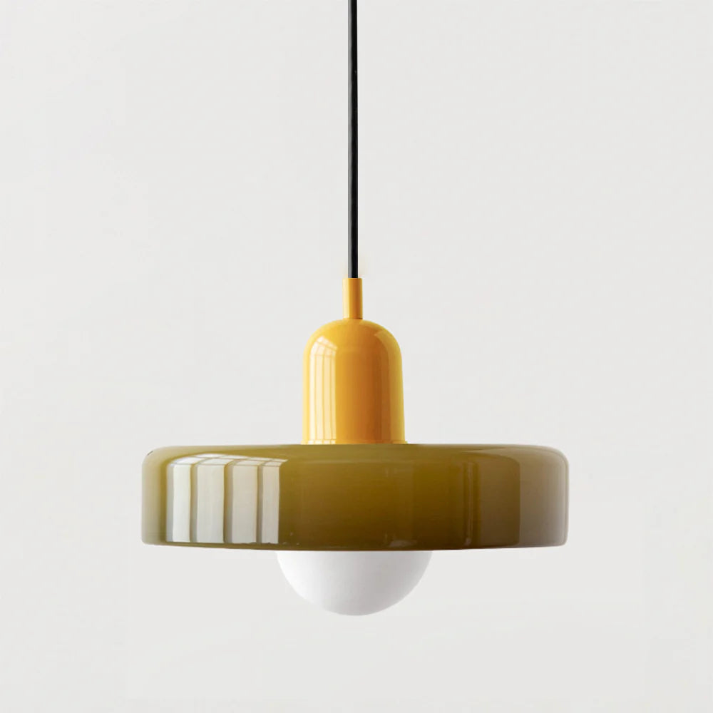 LumiModèle™ – Suspension Géométrique en Verre et LED