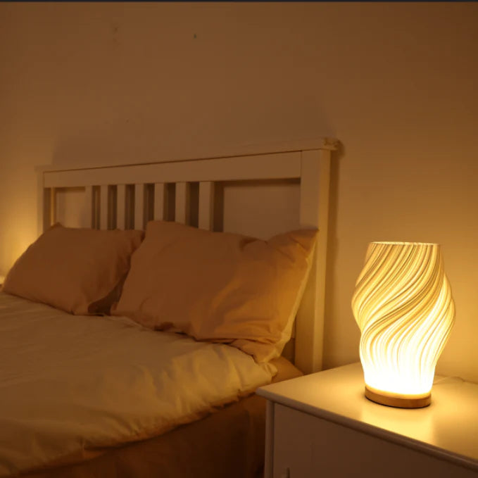 RayonNuit™ – Lampe de Nuit Élégante à Motif Spirale