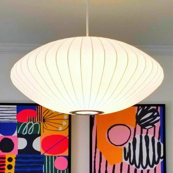 ÉclatNordic™ – Lustre Tissu Doux au Design Épuré