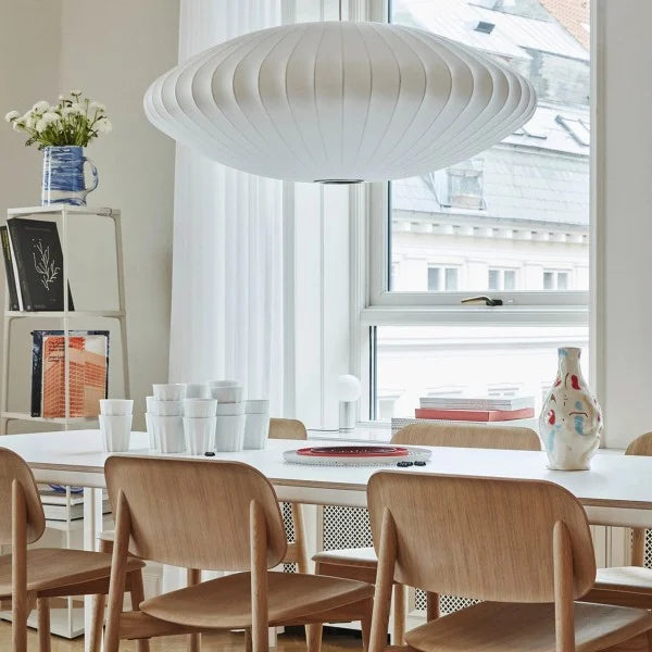 ÉclatNordic™ – Lustre Tissu Doux au Design Épuré