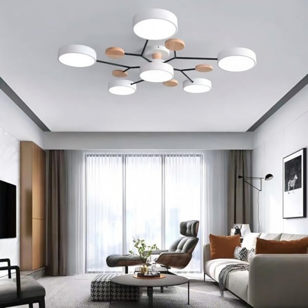 LumiCercle™ – Éclairage de Plafond Moderne en Acrylique