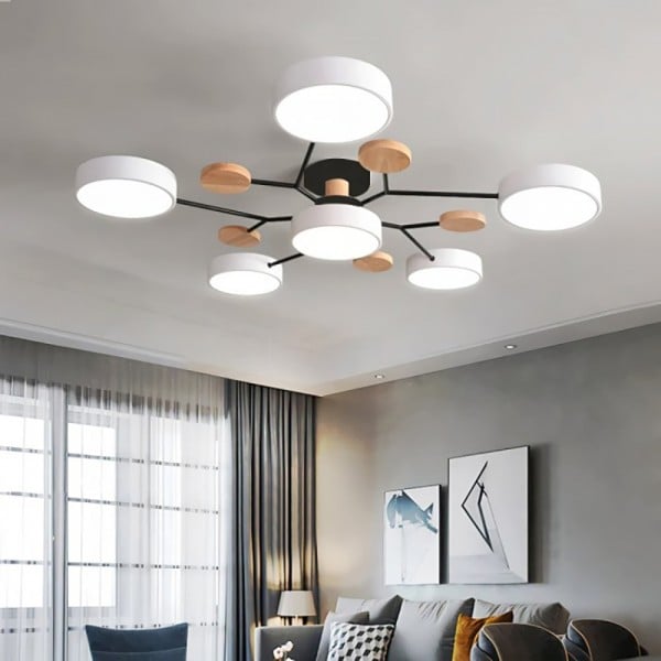 LumiCercle™ – Éclairage de Plafond Moderne en Acrylique