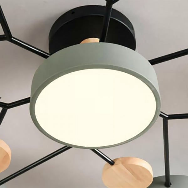 LumiCercle™ – Éclairage de Plafond Moderne en Acrylique