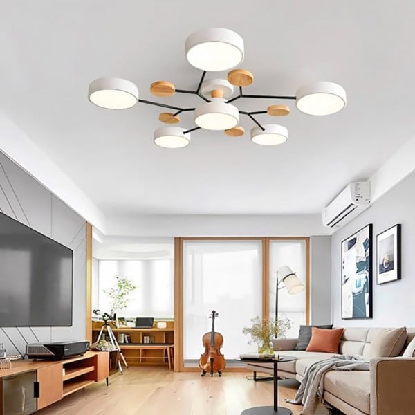 LumiCercle™ – Éclairage de Plafond Moderne en Acrylique