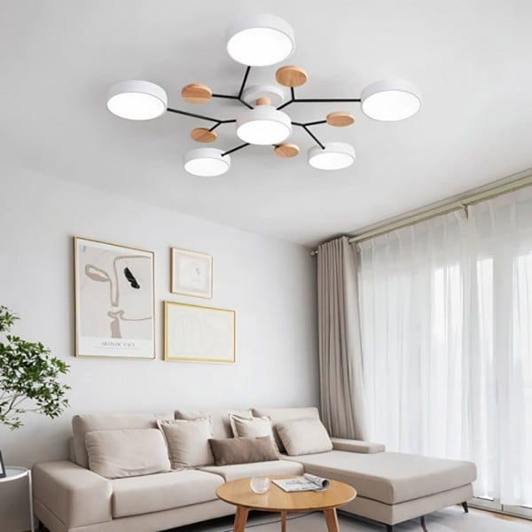 LumiCercle™ – Éclairage de Plafond Moderne en Acrylique