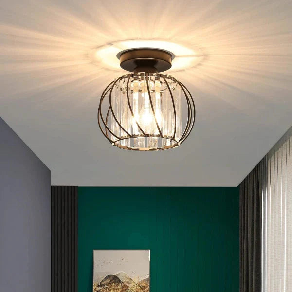 VerraNord™ – Suspension Nordique en Verre Globe Élégant