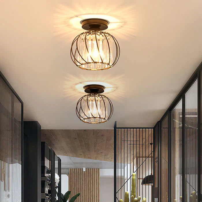 VerraNord™ – Suspension Nordique en Verre Globe Élégant
