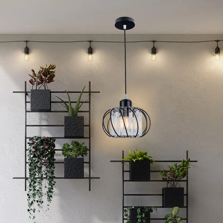 VerraNord™ – Suspension Nordique en Verre Globe Élégant