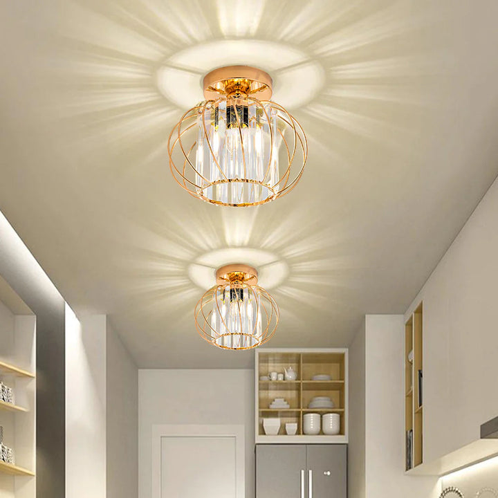 VerraNord™ – Suspension Nordique en Verre Globe Élégant