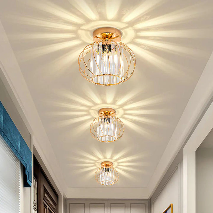 VerraNord™ – Suspension Nordique en Verre Globe Élégant