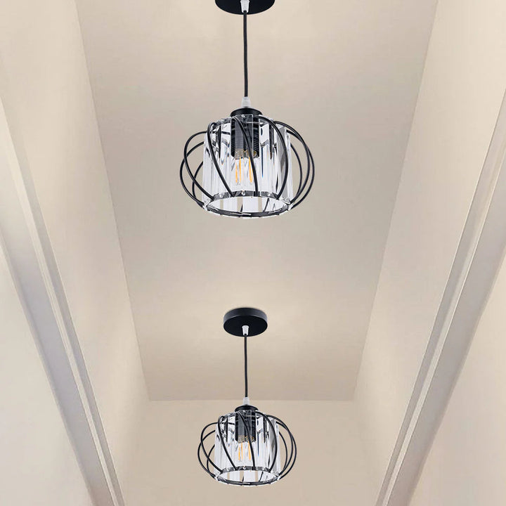 VerraNord™ – Suspension Nordique en Verre Globe Élégant