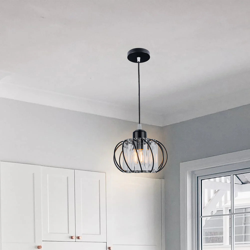 VerraNord™ – Suspension Nordique en Verre Globe Élégant