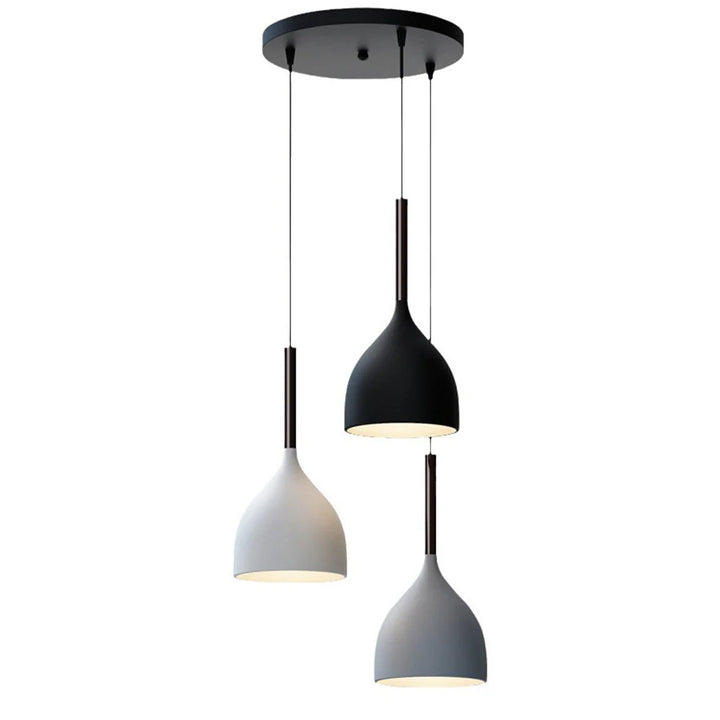 IronBake™ – Lampe Suspendue en Fer Peint et Cuit