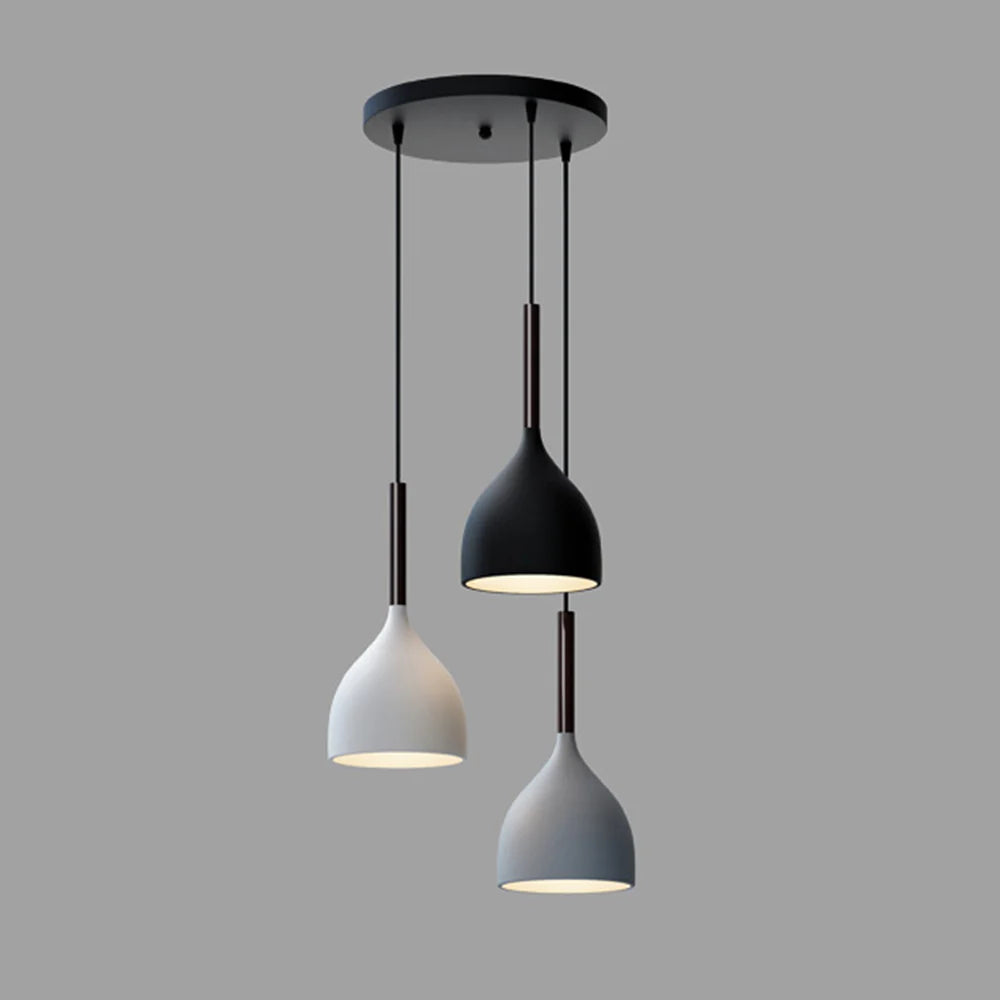 IronBake™ – Lampe Suspendue en Fer Peint et Cuit