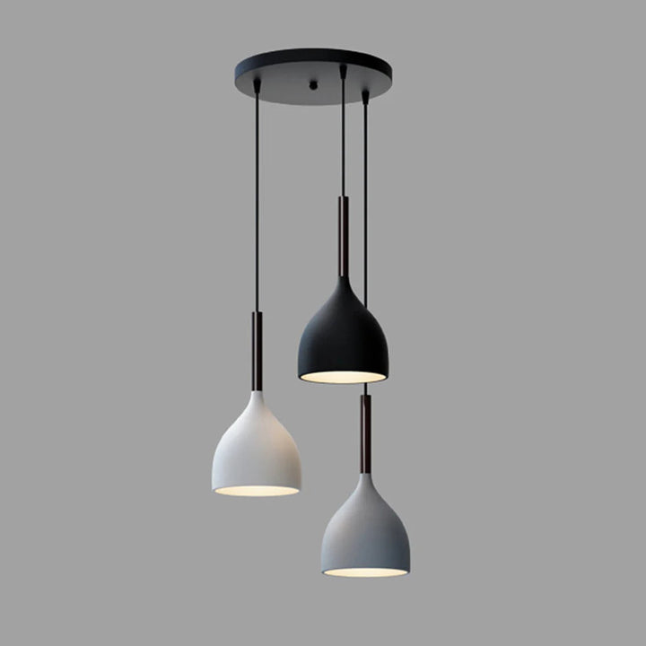 IronBake™ – Lampe Suspendue en Fer Peint et Cuit