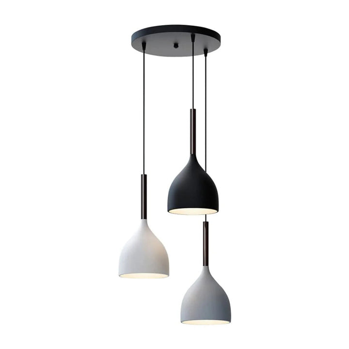 IronBake™ – Lampe Suspendue en Fer Peint et Cuit