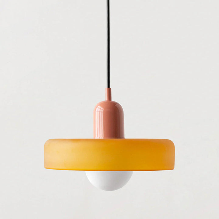 LumiModèle™ – Suspension Géométrique en Verre et LED