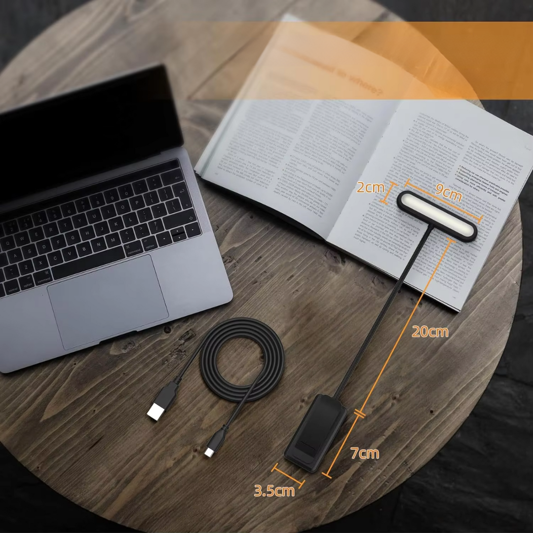 LireGlow™ – Mini Lampe à Clip LED pour Lecture Sans Fatigue