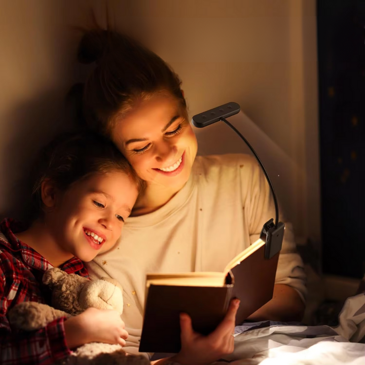 LireGlow™ – Mini Lampe à Clip LED pour Lecture Sans Fatigue