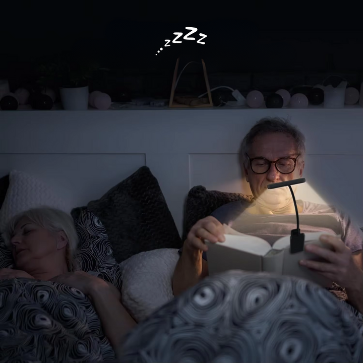 LireGlow™ – Mini Lampe à Clip LED pour Lecture Sans Fatigue