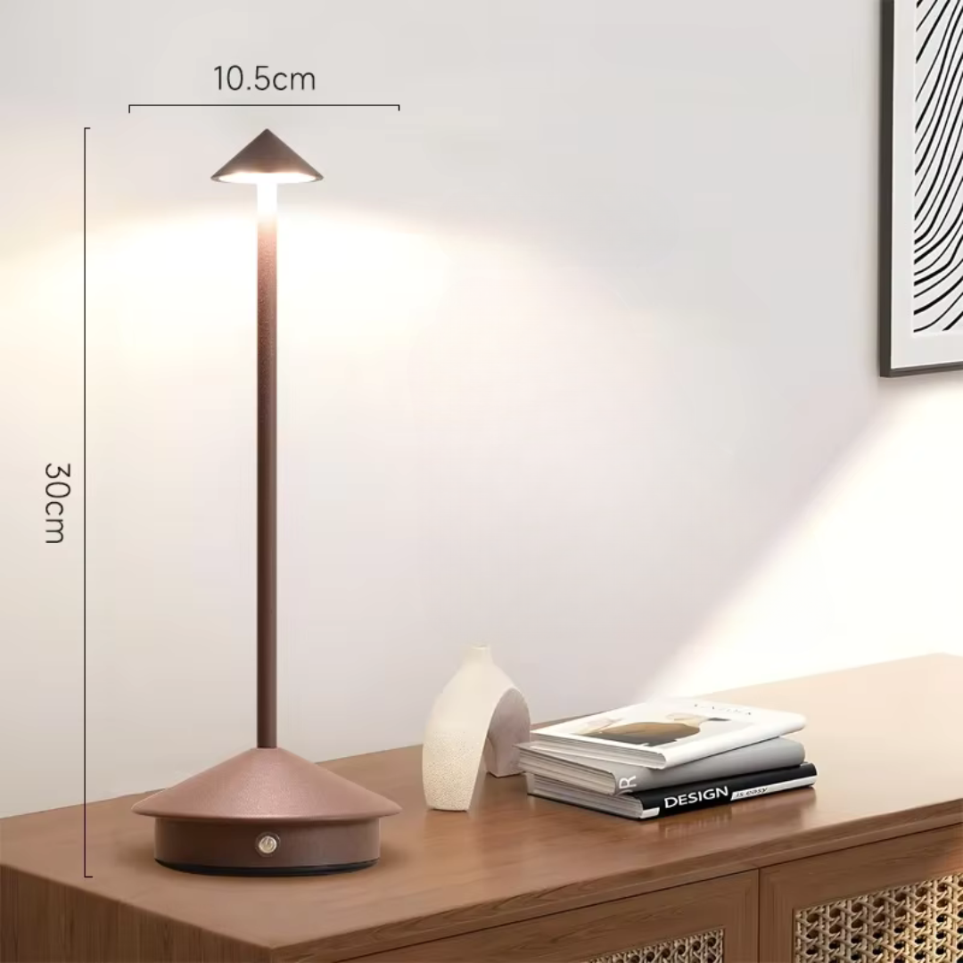 NuitÉpure™ – Lampe Sans Fil Minimaliste à Luminosité Réglable
