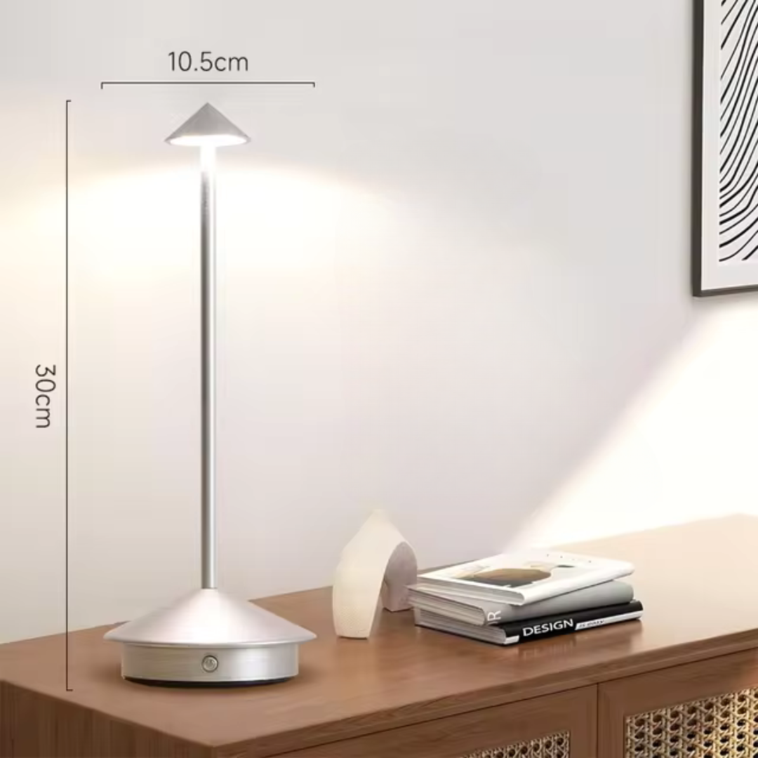 NuitÉpure™ – Lampe Sans Fil Minimaliste à Luminosité Réglable