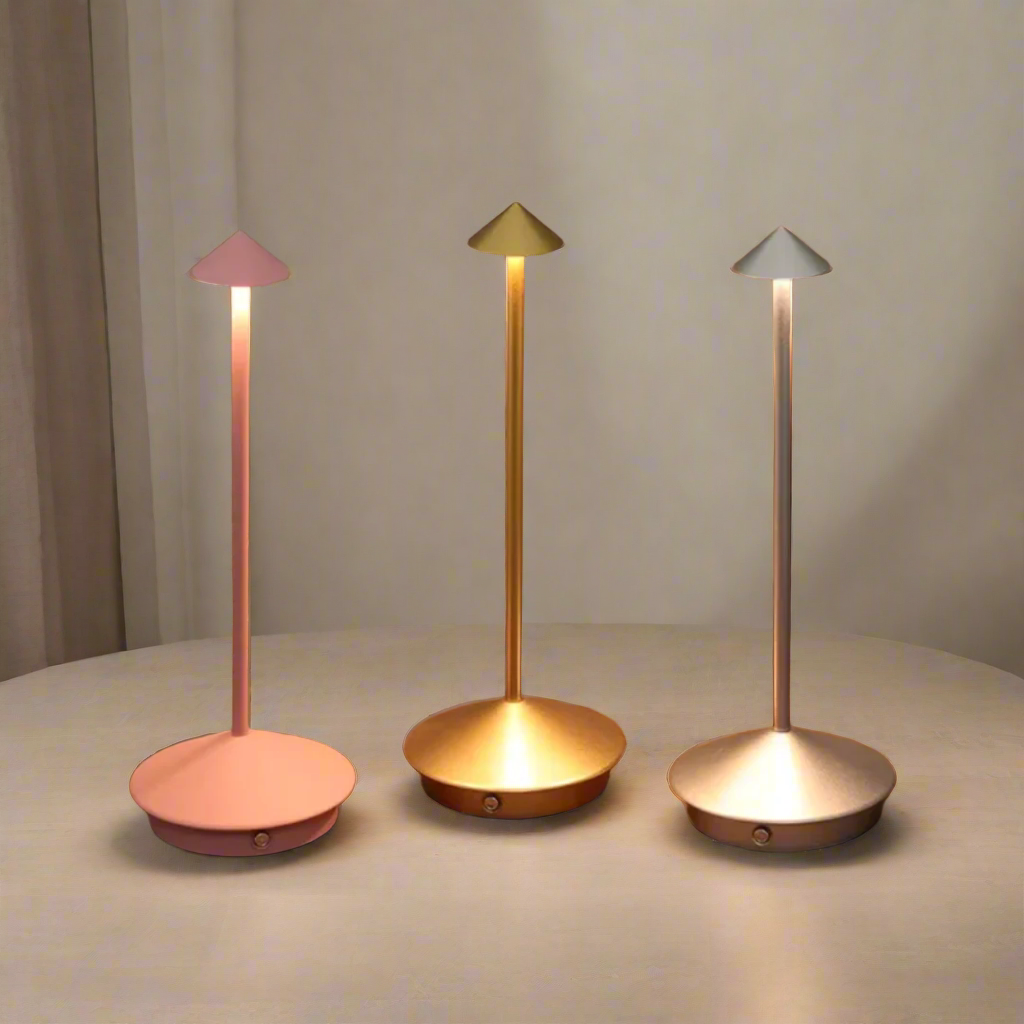 NuitÉpure™ – Lampe Sans Fil Minimaliste à Luminosité Réglable