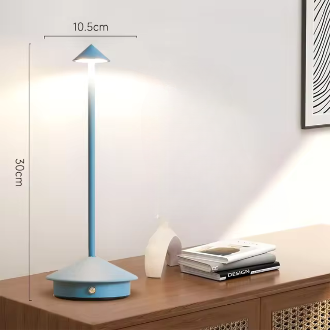 NuitÉpure™ – Lampe Sans Fil Minimaliste à Luminosité Réglable