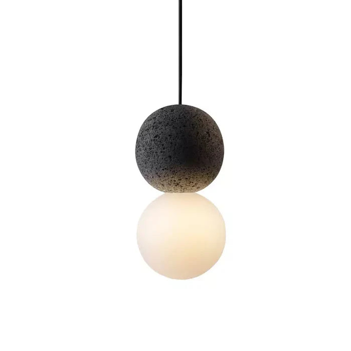 LumiZzo™ – Suspension Épurée avec Finition Terrazzo