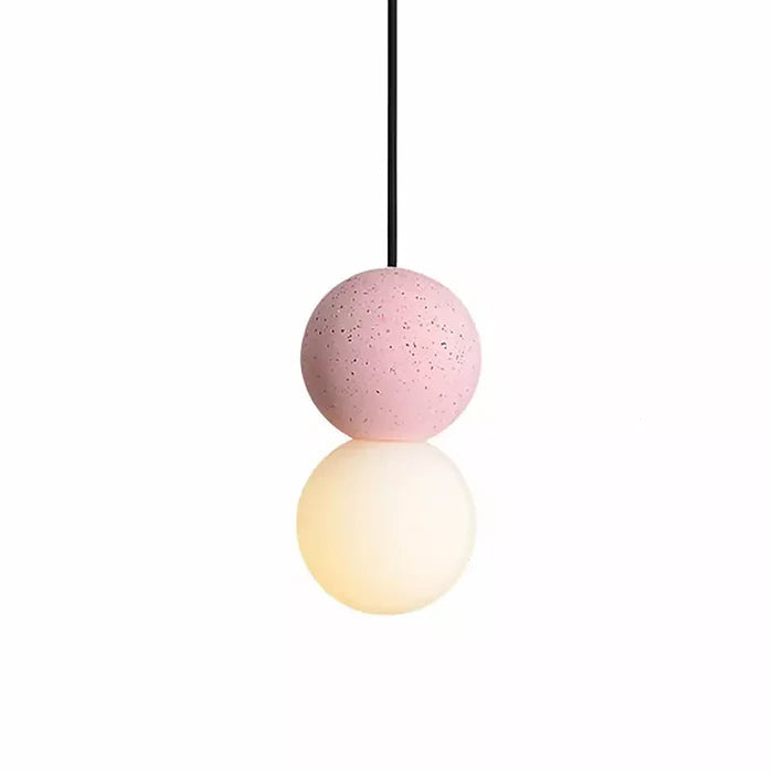 LumiZzo™ – Suspension Épurée avec Finition Terrazzo