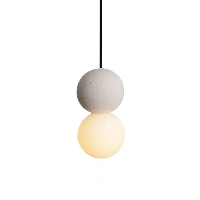 LumiZzo™ – Suspension Épurée avec Finition Terrazzo