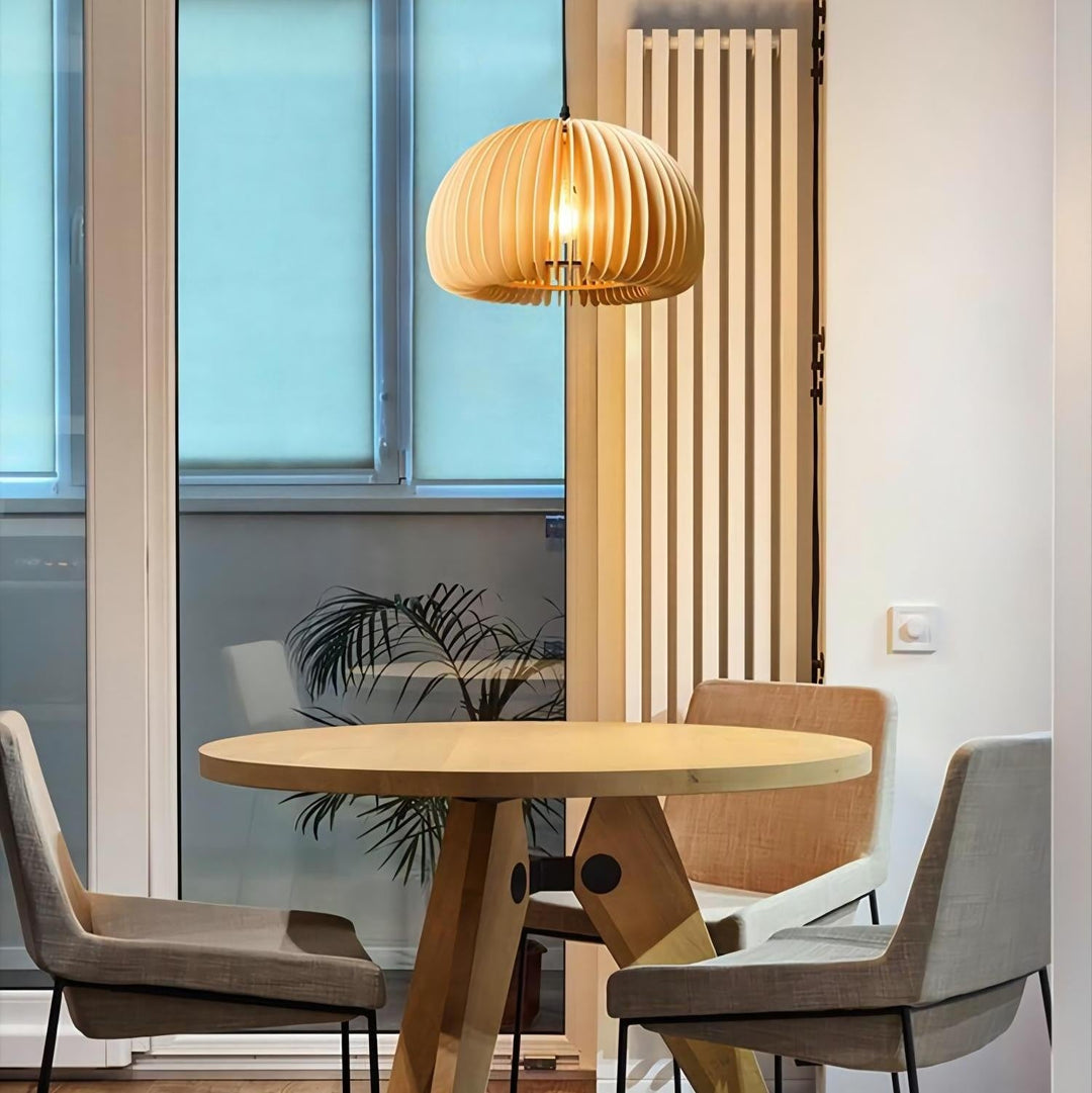 CitroLume™ – Chandelier Naturel au Design Citrouille