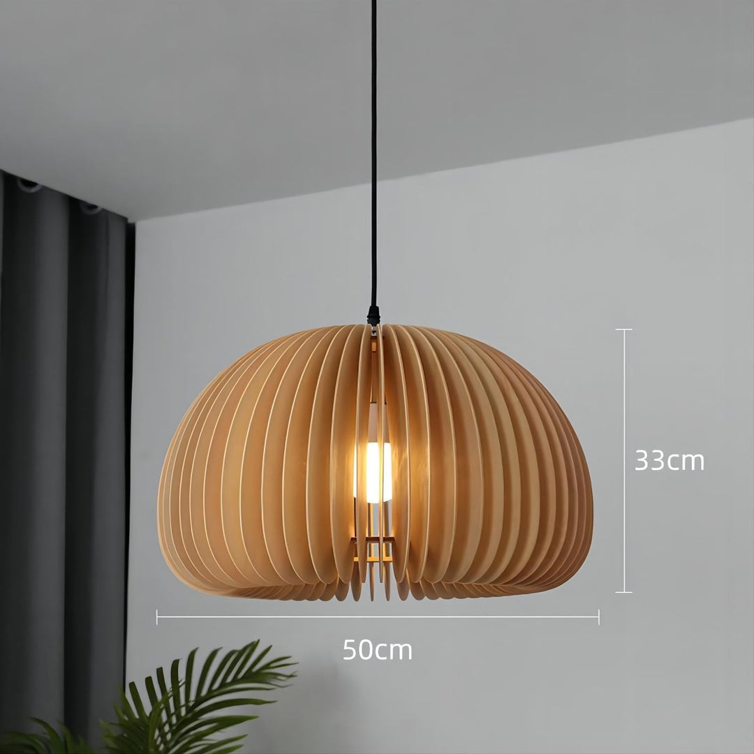 CitroLume™ – Chandelier Naturel au Design Citrouille