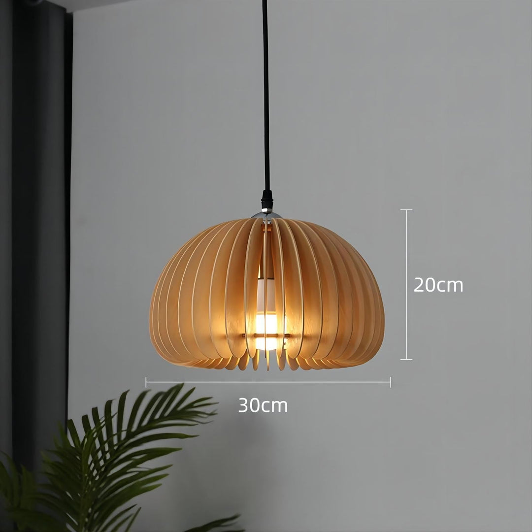 CitroLume™ – Chandelier Naturel au Design Citrouille