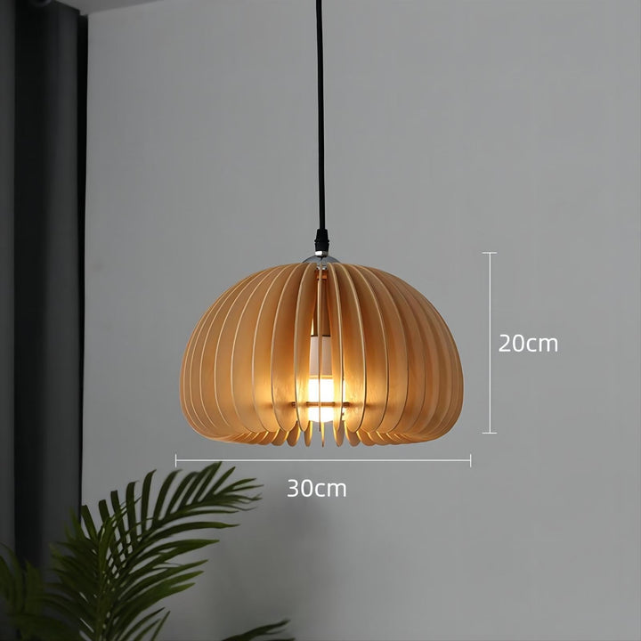 CitroLume™ – Chandelier Naturel au Design Citrouille