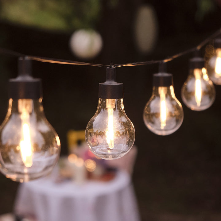 Ambiance Bistrot™ – Guirlande LED Vintage 20 Bulbes
