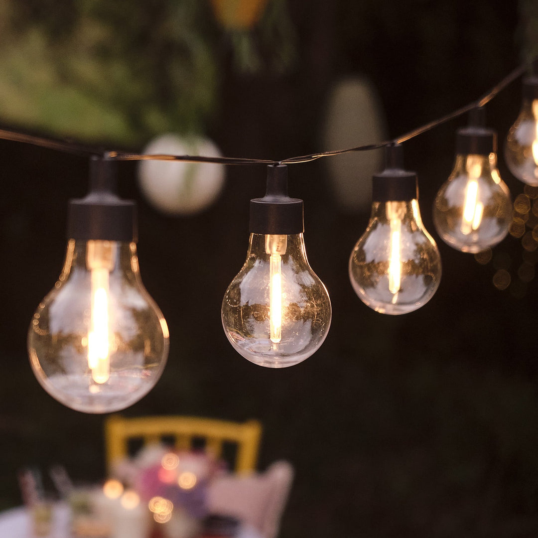 Ambiance Bistrot™ – Guirlande LED Vintage 20 Bulbes