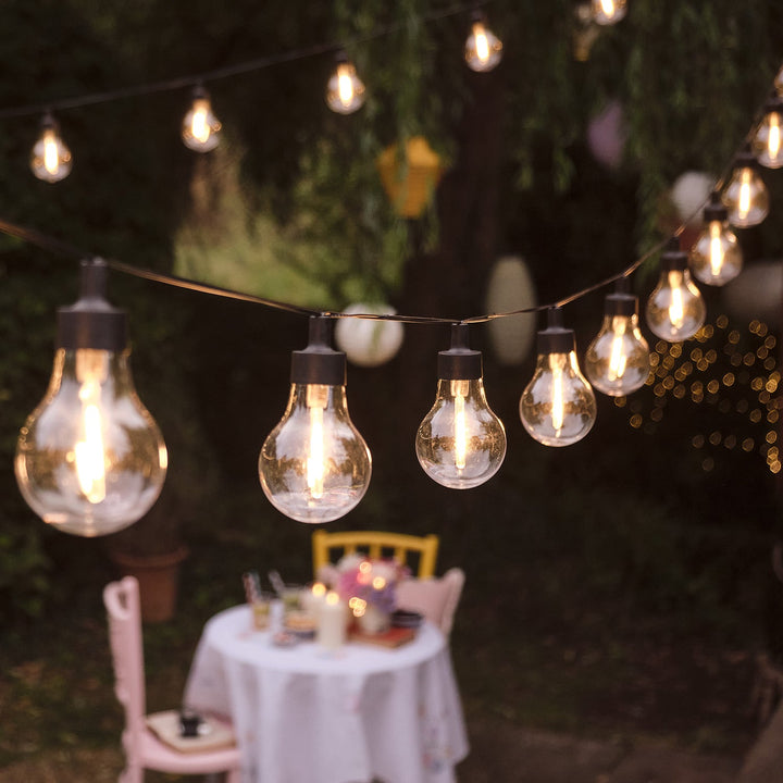 Ambiance Bistrot™ – Guirlande LED Vintage 20 Bulbes