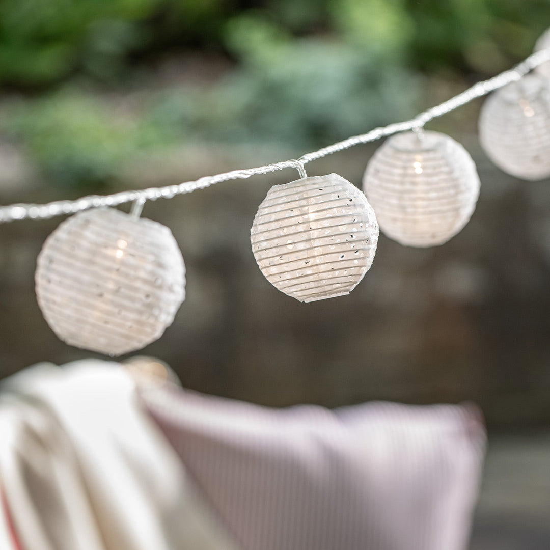 Guirlande LED Imperméable à 20 Lampions en Série
