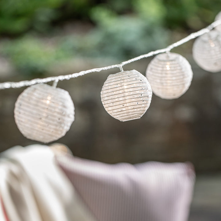Guirlande LED Imperméable à 20 Lampions en Série