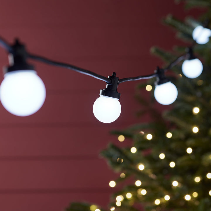 Guirlande LED Blanche 15m – Pro Connect, Extérieure et Modulable