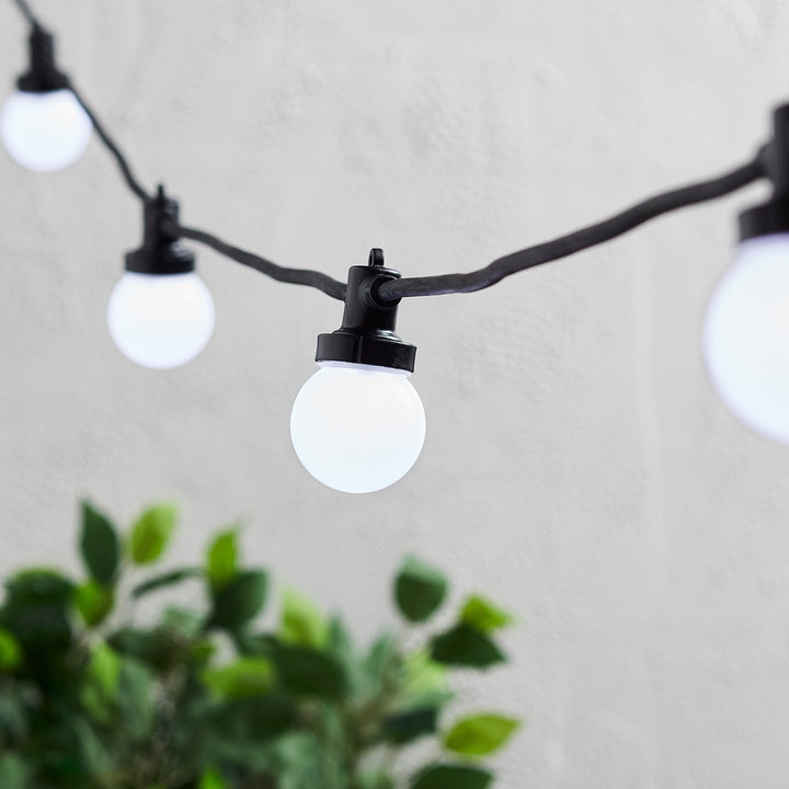 Guirlande LED Blanche 15m – Pro Connect, Extérieure et Modulable