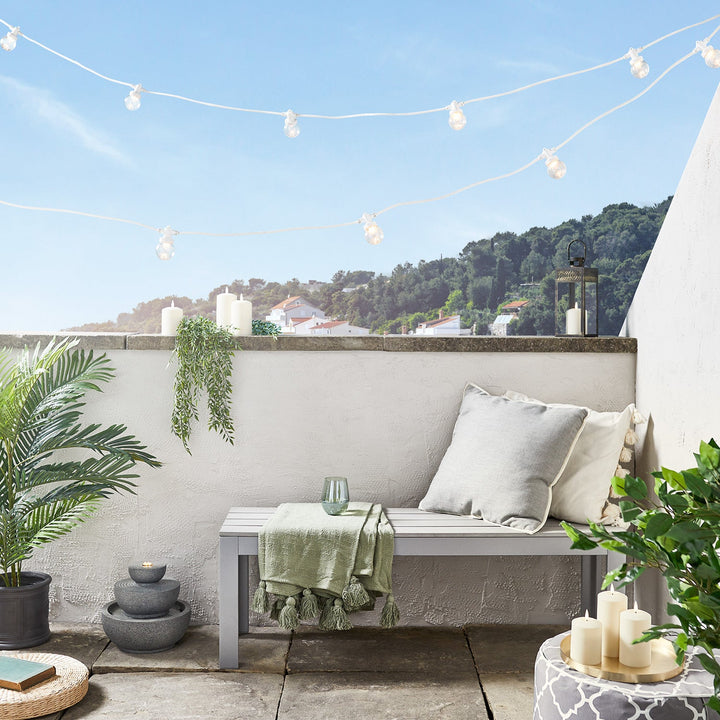 FêteLumière Connect™ – Guirlande Pro 15m avec Ampoules Transparentes