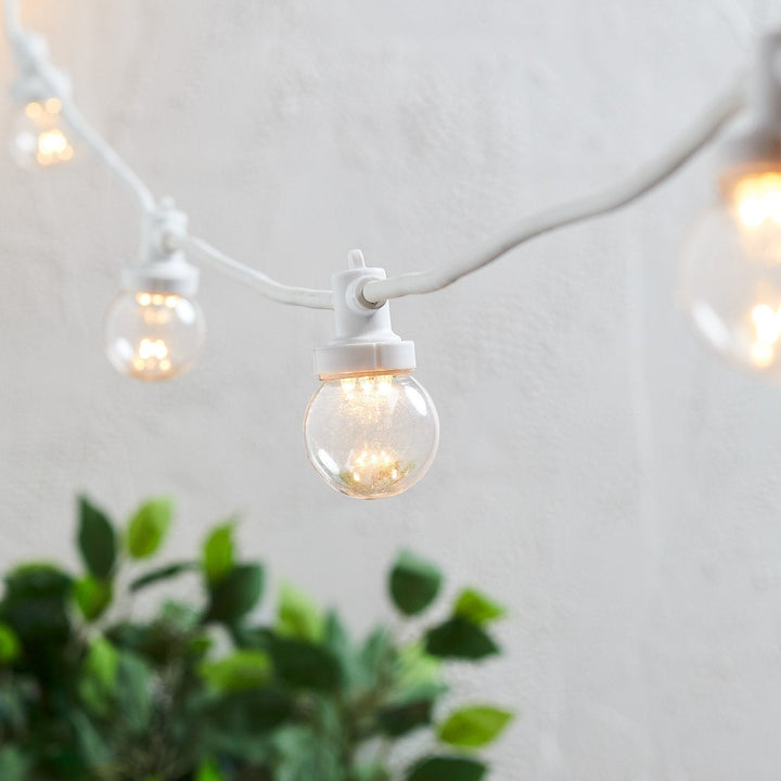 FêteLumière Connect™ – Guirlande Pro 15m avec Ampoules Transparentes