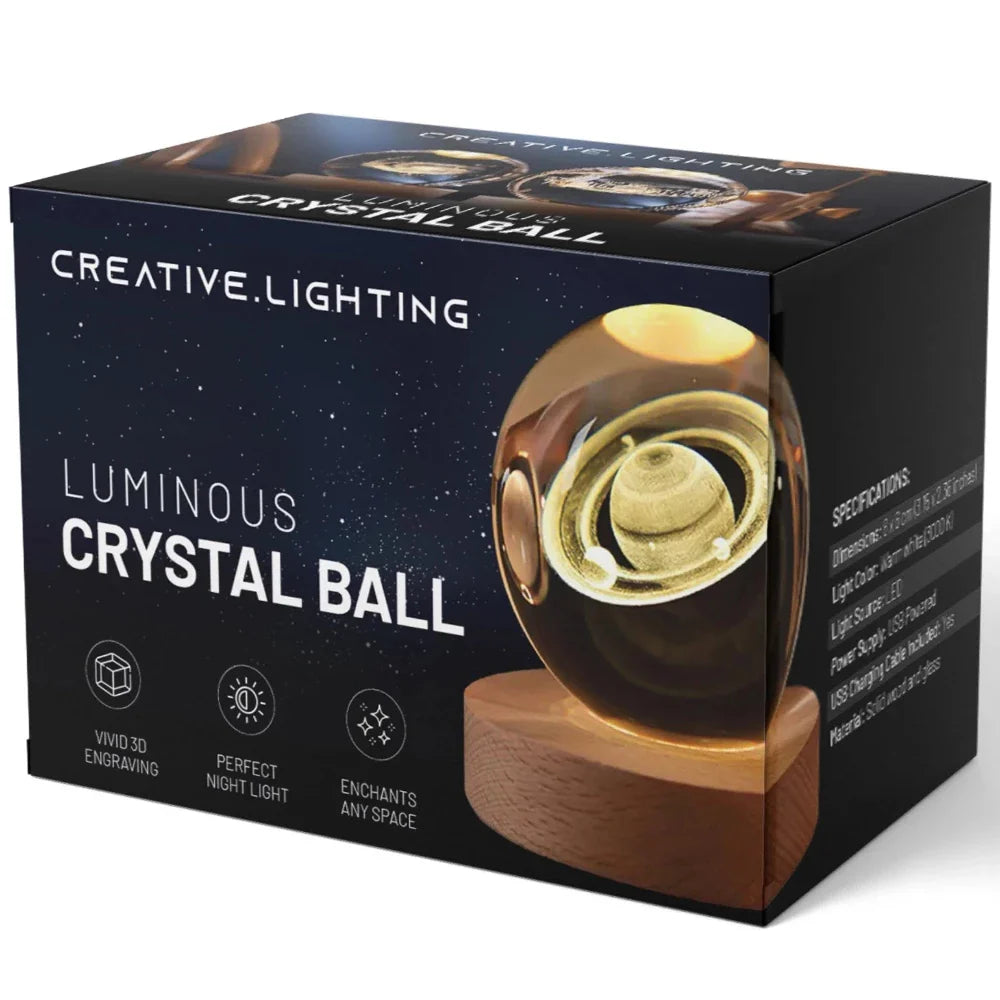 CristalAura™ – Boule de cristal lumineuse