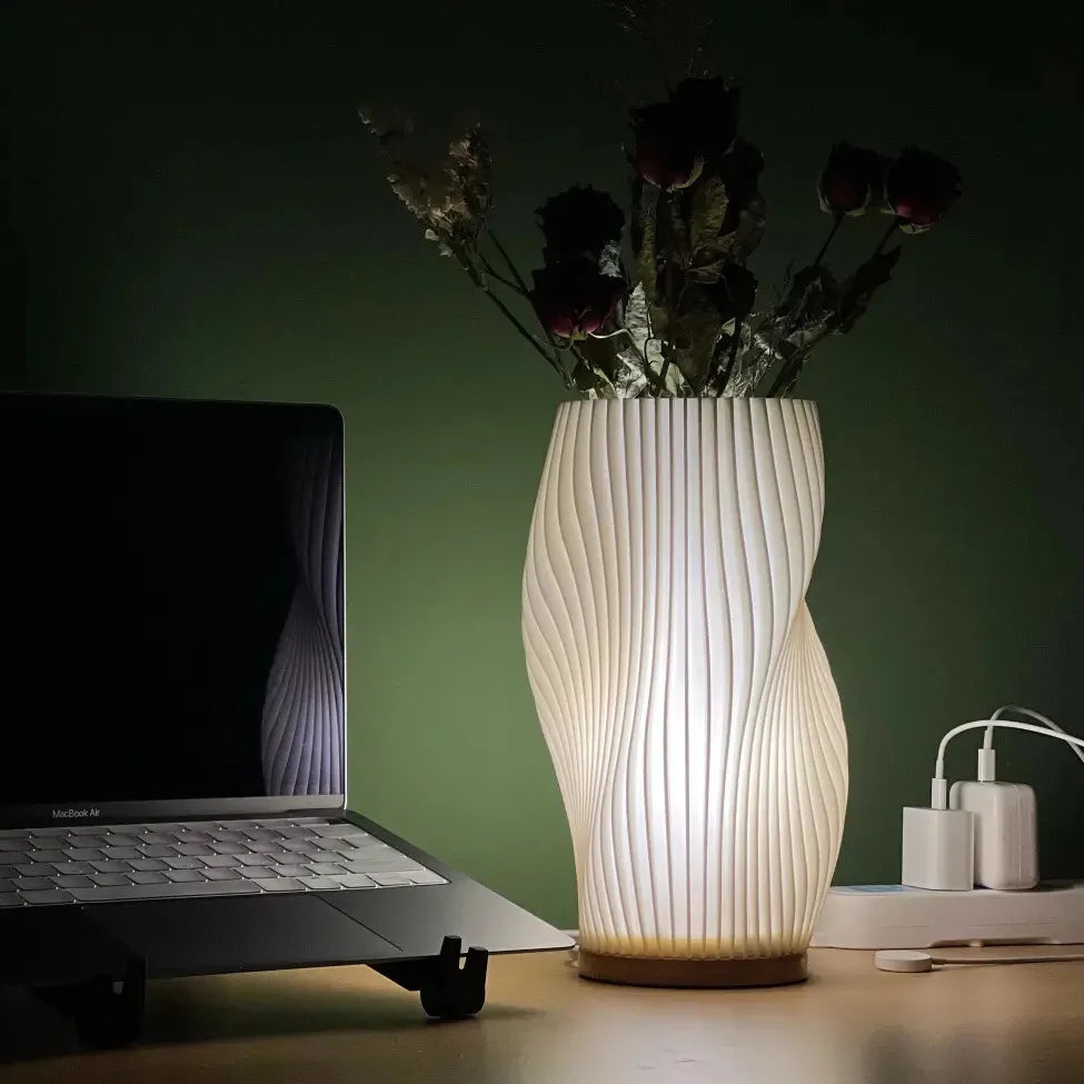 RayonNuit™ – Lampe de Nuit Élégante à Motif Spirale